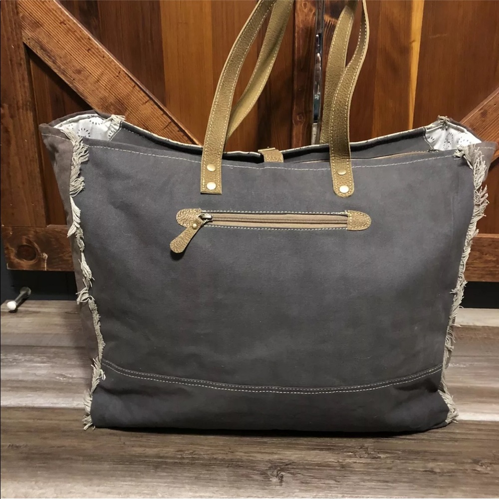 Myra Bag Floret Weekender Canvas up cycled NWT - Picture 3 of 6